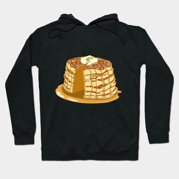 Pancakes for Breakfast Hoodie by SmokyWaterStudio